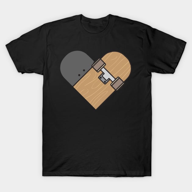 Skate Love T-Shirt by midnightherodesign